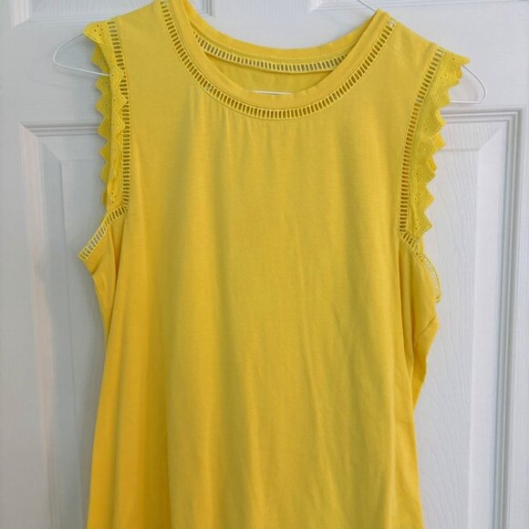Lilly Pulitzer Yellow Essie Tank Top - Picture 1 of 3